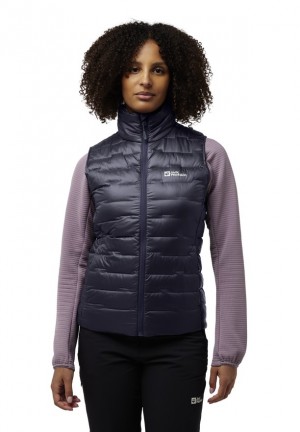 Navy Jack Wolfskin Passamani Down Women Vest | 28604015