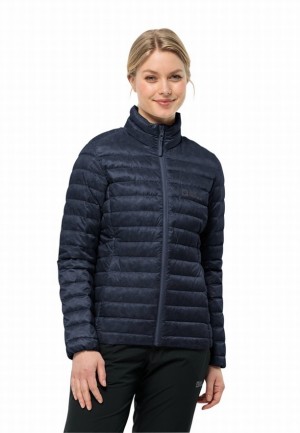 Navy Jack Wolfskin Pilvi Women Down Jackets | 76373431