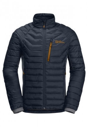 Navy Jack Wolfskin Routeburn Pro Ins Men Jackets | 57029730