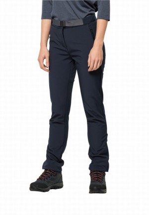 Navy Jack Wolfskin Stollberg Women Hiking Pants | 15168166