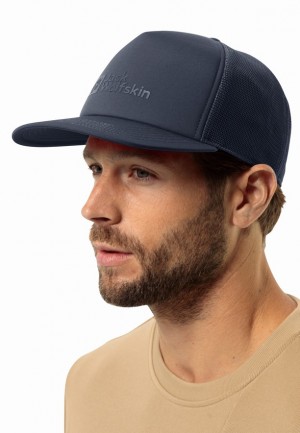 Navy Jack Wolfskin Uson Men Baseball Caps | 38975878