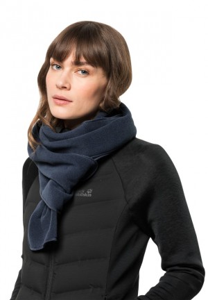 Navy Jack Wolfskin Vertigo Men Scarf | 59781938