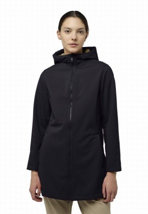 Navy Jack Wolfskin Windland Women Softshell Jackets | 51776405