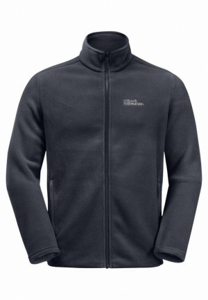 Navy Jack Wolfskin Winterstein Fz Men Fleece Jackets | 86298257