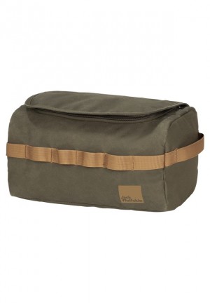 Olive Jack Wolfskin Konya Men Wash Bag | 34681035