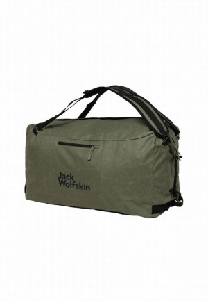 Olive Jack Wolfskin Traveltopia 85 Men Duffle Bags | 38263800