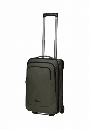 Olive Jack Wolfskin Traveltopia Wheeler 40 Women Suitcases | 31301454