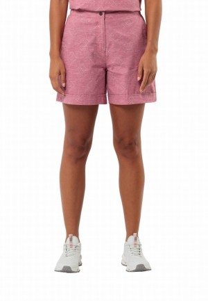 Pink Jack Wolfskin Karana Women Shorts | 77309861