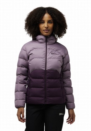 Purple Jack Wolfskin Ather Women Down Jackets | 33820301