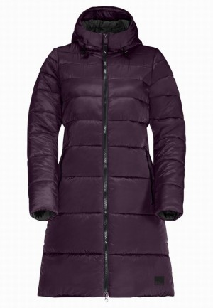 Purple Jack Wolfskin Eisbach Women Coats | 98347363