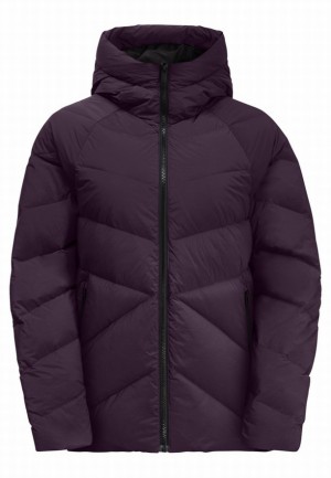 Purple Jack Wolfskin Marienplatz Women Down Jackets | 59015784