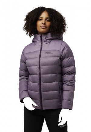 Purple Jack Wolfskin Nebelhorn Women Down Jackets | 34664753