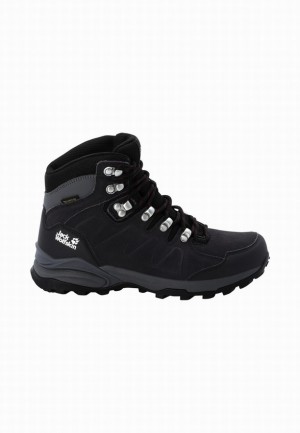 Purple Jack Wolfskin Refugio Texapore Mid Women Hiking Shoes | 26012852