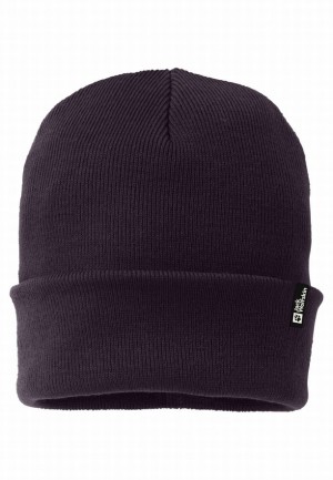 Purple Jack Wolfskin Rib Men Beanie | 69550668