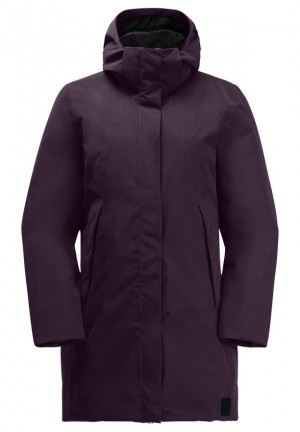 Purple Jack Wolfskin Salier Women Coats | 22436548