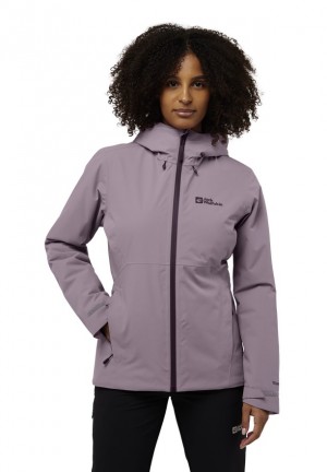 Purple Jack Wolfskin Wisper Ins Women Winter Jackets | 79943091