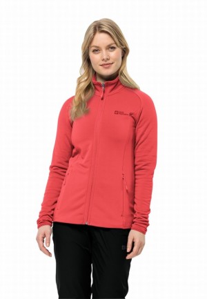 Red Jack Wolfskin Baiselberg Fz Women Fleece Jackets | 55427190