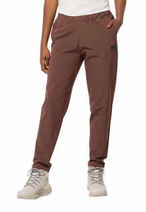 Red Jack Wolfskin Bike Commute Women Pants | 29163156