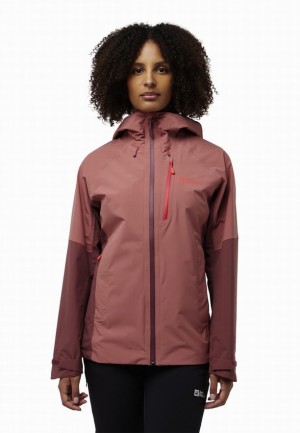 Red Jack Wolfskin Eagle Peak 2l Women Rain Jackets | 96968134