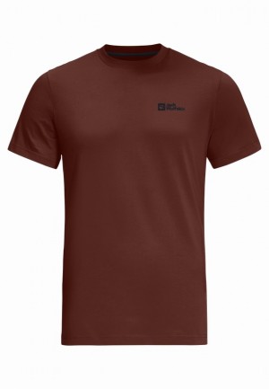 Red Jack Wolfskin Essential Men T Shirts | 47202600
