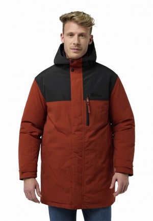 Red Jack Wolfskin Gletschersee Men Coats | 37193476