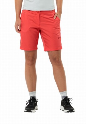 Red Jack Wolfskin Hiking Alpine Women Shorts | 21681504