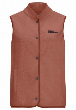 Red Jack Wolfskin Light Curl Women Vest | 70175540