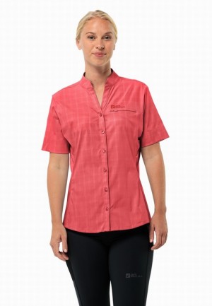 Red Jack Wolfskin Norbo S/s Women Shirts | 75557570