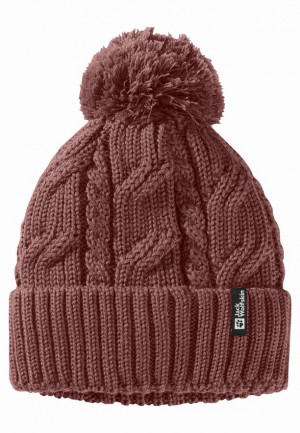 Red Jack Wolfskin Pompom Men Beanie | 23408434