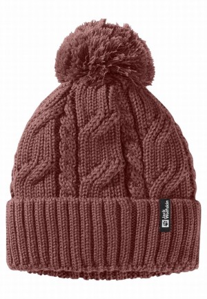 Red Jack Wolfskin Pompom Women Beanie | 14015375
