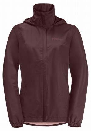 Red Jack Wolfskin Stormy Point 2l Women Rain Jackets | 57351076