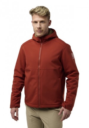 Red Jack Wolfskin Windland Men Softshell Jackets | 29865122