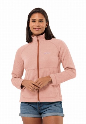 Rose Jack Wolfskin Fernweh Women Fleece Jackets | 99903787