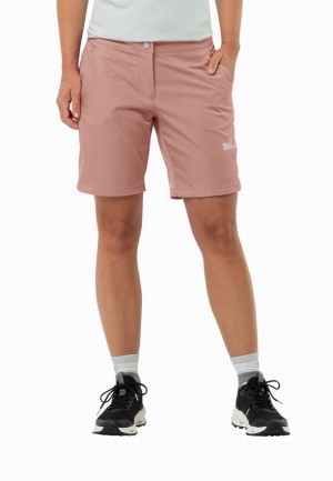 Rose Jack Wolfskin Hiking Alpine Women Shorts | 78611398