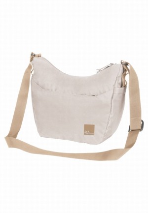 White Jack Wolfskin Burgweg Women Shoulder Bags | 72101886