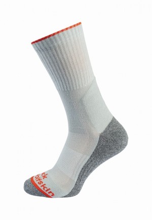 White Jack Wolfskin Hike Func Cl C Men Socks | 95313479