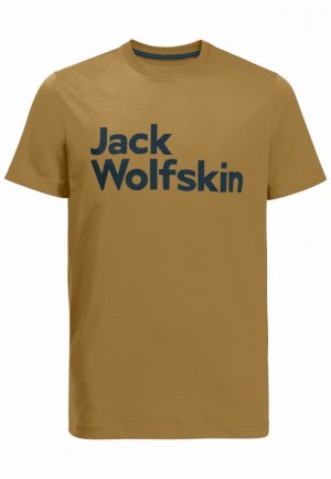 Yellow Jack Wolfskin Brand Men T Shirts | 85437111