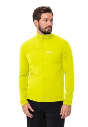 Yellow Jack Wolfskin Prelight Fz Men Fleece Jackets | 91115966