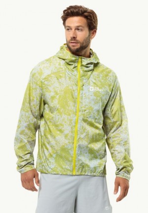 Yellow Jack Wolfskin Prelight Wind Men Jackets | 66352238