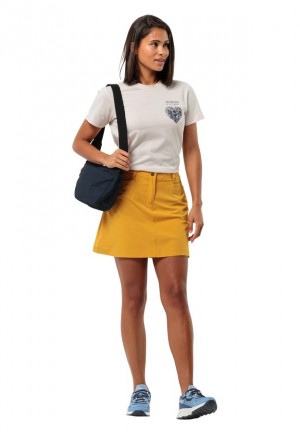 Yellow Jack Wolfskin Sonora Women Skorts | 21343852