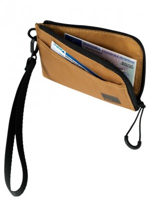 Yellow Jack Wolfskin Wandermood Men Wallets | 99741667
