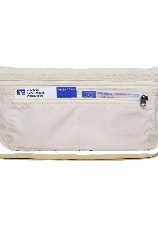 Beige Jack Wolfskin Document Belt De Luxe Men Bum Bag | 61463841
