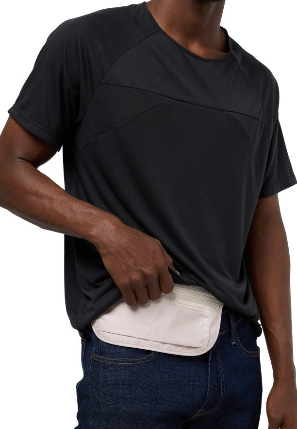 Beige Jack Wolfskin Document Belt De Luxe Men Bum Bag | 61463841