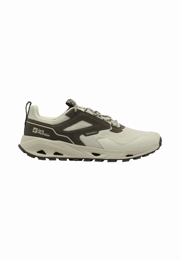 Beige Jack Wolfskin Prelight Texashield Low Men Hiking Shoes | 40362156