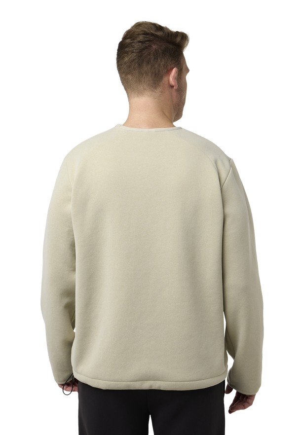 Beige Jack Wolfskin Wanderest Pullover Men Jumpers | 82831634