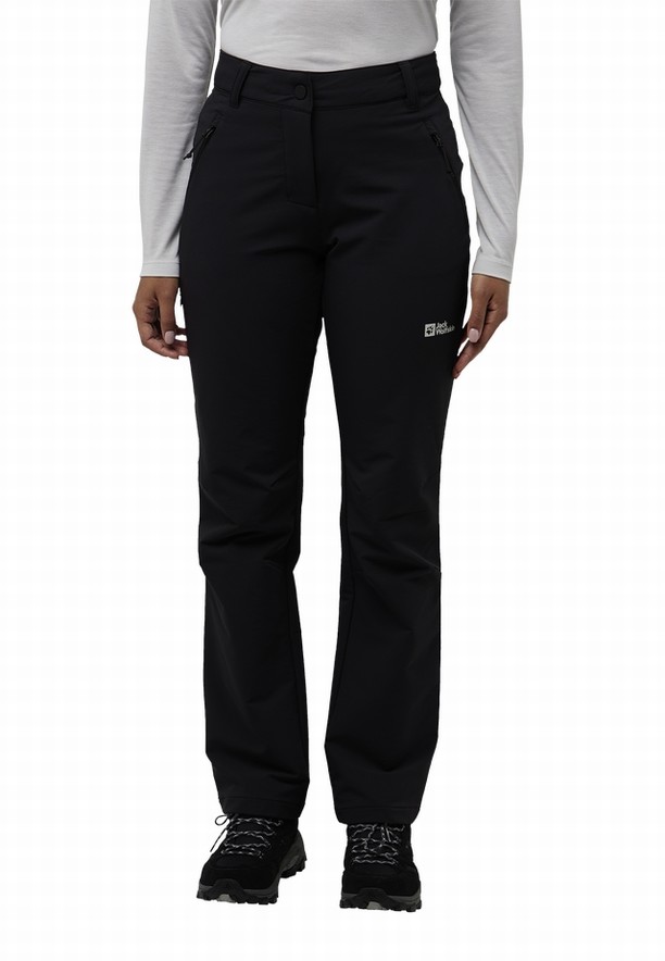 Black Jack Wolfskin Activate Thermic Women Hiking Pants | 11890889