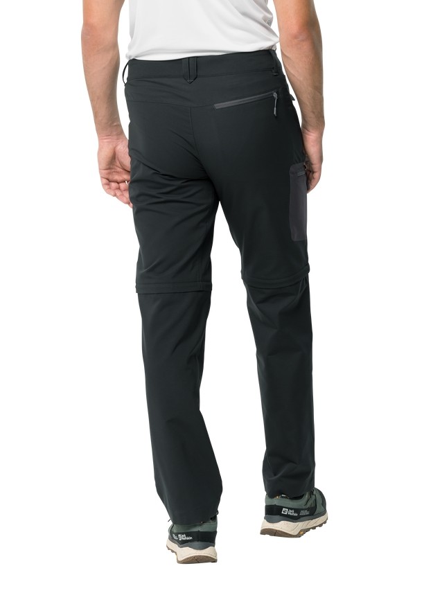 Black Jack Wolfskin Active Track Zip Off Men Hiking Pants | 79326491