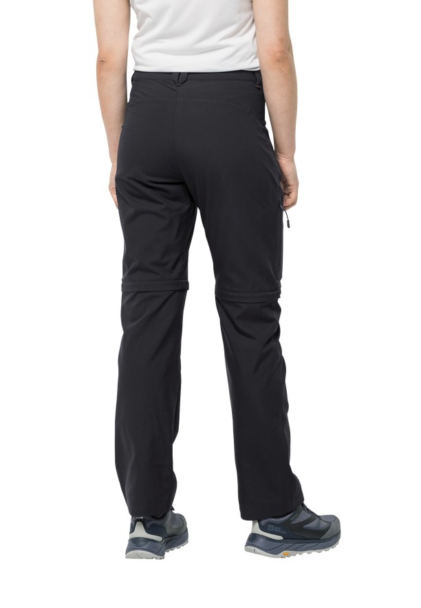Black Jack Wolfskin Active Track Zip Off Women Hiking Pants | 35278908