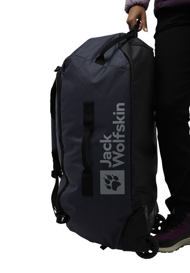 Black Jack Wolfskin All-in Wheeler 90 Women Duffle Bags | 26189813