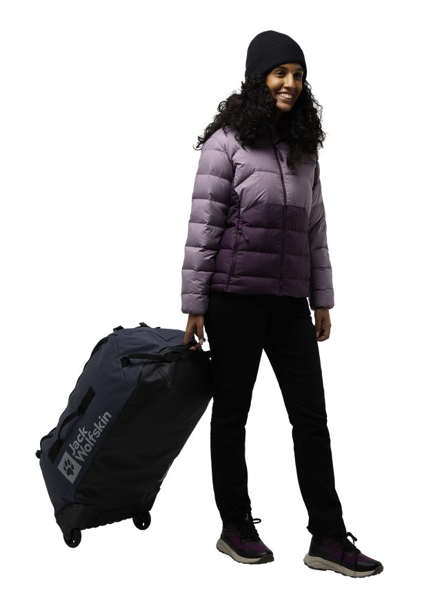 Black Jack Wolfskin All-in Wheeler 90 Women Duffle Bags | 26189813